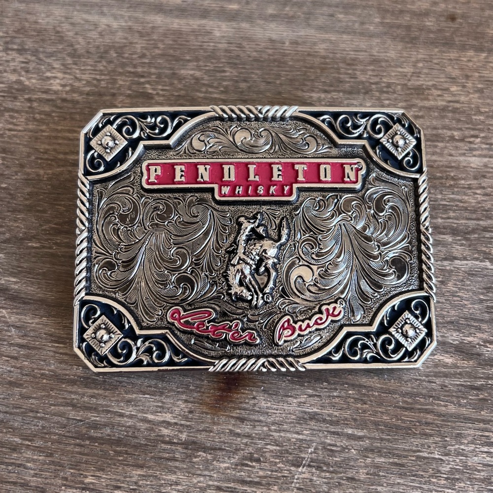 Montana Silversmiths Pendleton Belt Buckle